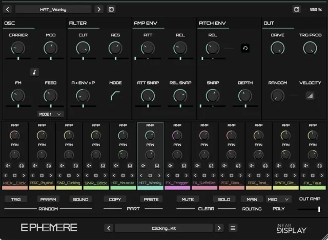 Ephemere interface